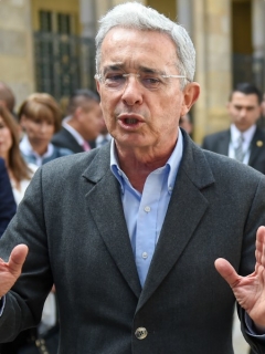 Álvaro Uribe Vélez y Paloma Valencia