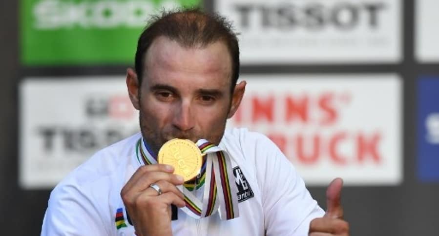 Alejandro Valverde, campeón del Mundial de Ciclismo de Ruta