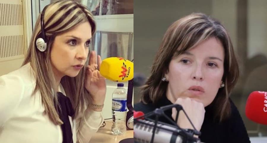 Vicky Dávila y Sandra Borda