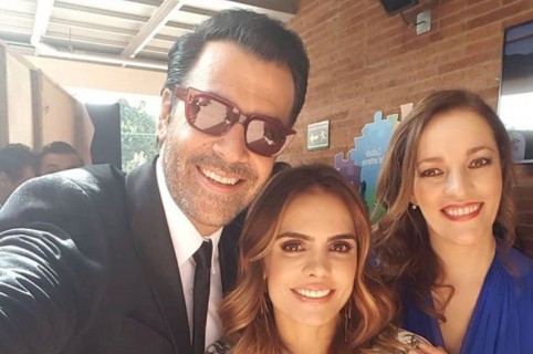 Humberto 'el Gato' Rodríguez, Vanessa Peláez y Alexandra Restrepo
