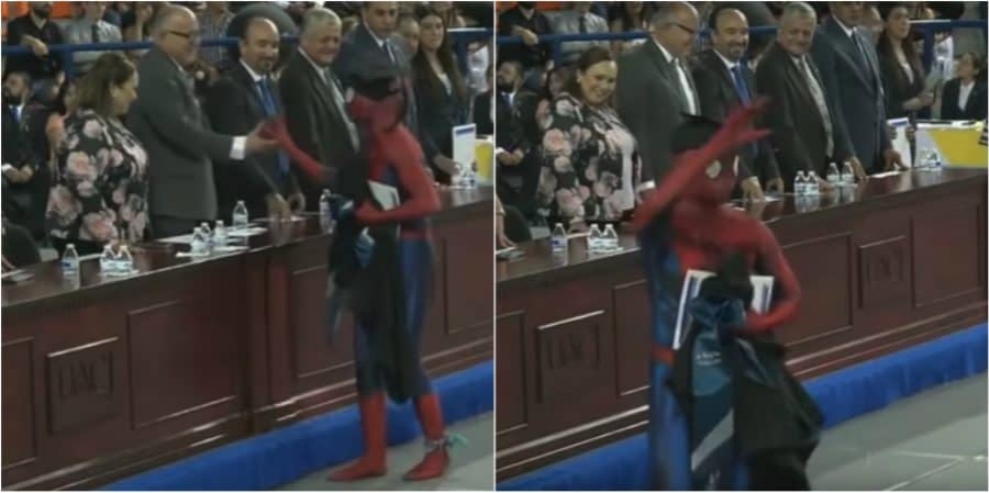 Spiderman Graduación