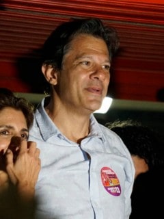 Fernando Haddad, candidato presidencial en Brasil