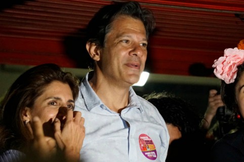 Fernando Haddad, candidato presidencial en Brasil