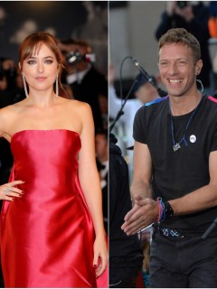Dakota Johnson y Chris Martin
