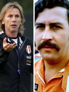 Popeye, Ricardo Gareca y Pablo Escobar