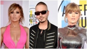 JLo, J Balvin y Taylor Swift