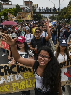 Marcha de estudiantes