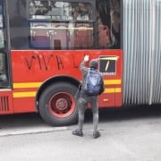 Vandalismo en Bogotá