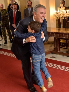 Iván Duque y Cristo José