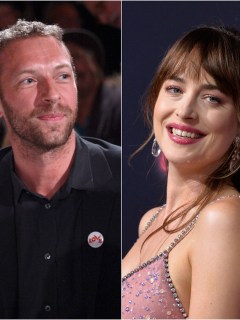 Chris Martin y Dakota Johnson