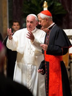 Papá Franciso y Donald Wuerl