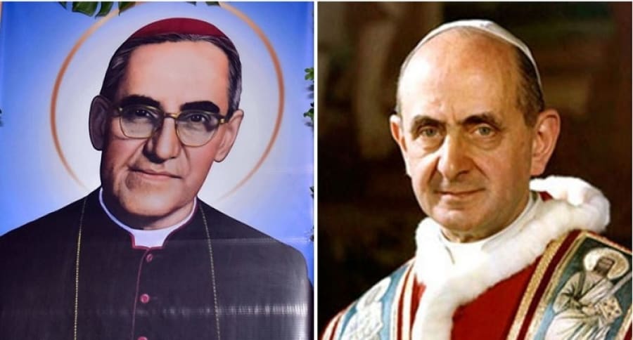 Óscar Arnulfo Romero Galdámez y Pablo VI