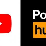 YouTube y Pornhub