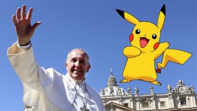 Papa Francisco y Pikachu