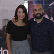 Majida Issa, actriz, y Felipe Martínez, director.