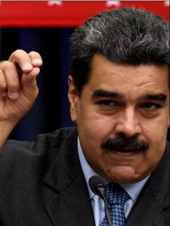 Lenín Moreno y Nicolás Maduro