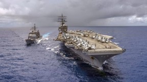 Portaviones militar USS Ronald Reagan