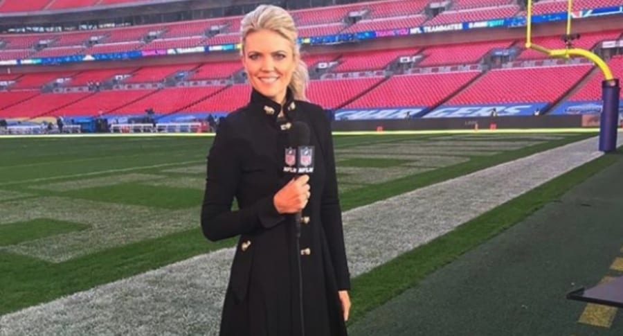Melissa Stark, periodista de NFL Network.