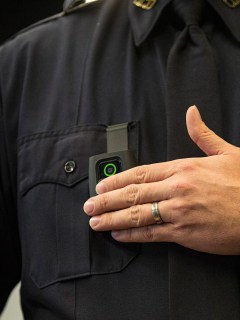Cámara corporal de Policía