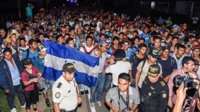 Caravana de migrantes hondureños