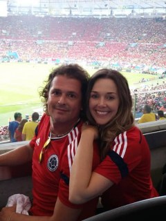 Carlos Vives y Claudia Elena Vásquez