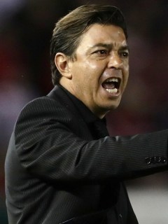 Marcelo Gallardo y Juan Fernando Quintero