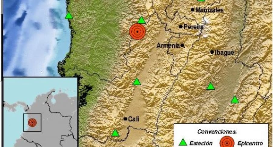 Temblor en Colombia