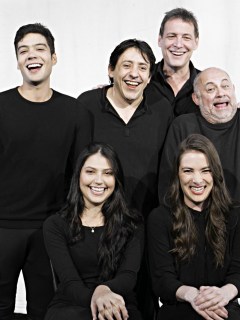 Jerónimo Cantillo, Matías Maldonado, Patrick Delmas, Fernando Arévalo, Laura Rodríguez y Paula Estrada.