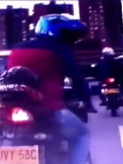 Accidente fingido en Bogotá