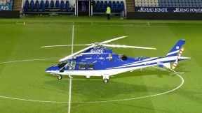 Helicoptero del Leicester