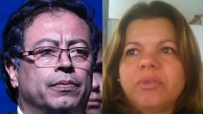 Gustavo Petro y Mary Luz Herrán Cárdenas