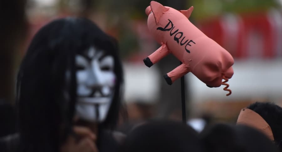 Marcha "zombie" en Cali exige alza de presupuesto para universidad pública