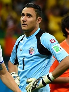 Kéylor Navas y Jorge Luis Pinto