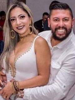 Daniel Correa; Cristina y su esposo Edison Brittes
