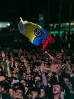 Asistentes al Cosquín Rock