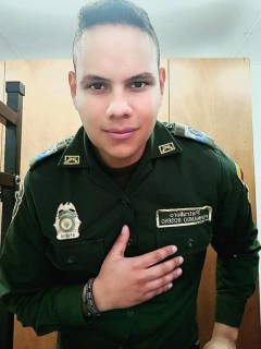 Patrullero Fernando Rosero Rojas, muerto