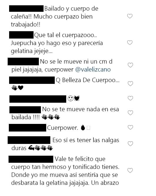 Comentarios post Valentina Lizcano