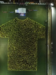Camiseta humana del Atlético Bucaramanga