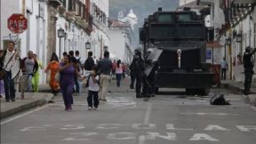 Disturbios en Popayán