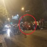 Carro arrolló a manifestantes