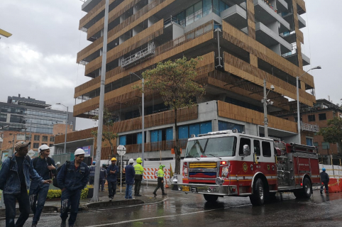 Emergencia en edificios del Parque de la 93, en Bogotá