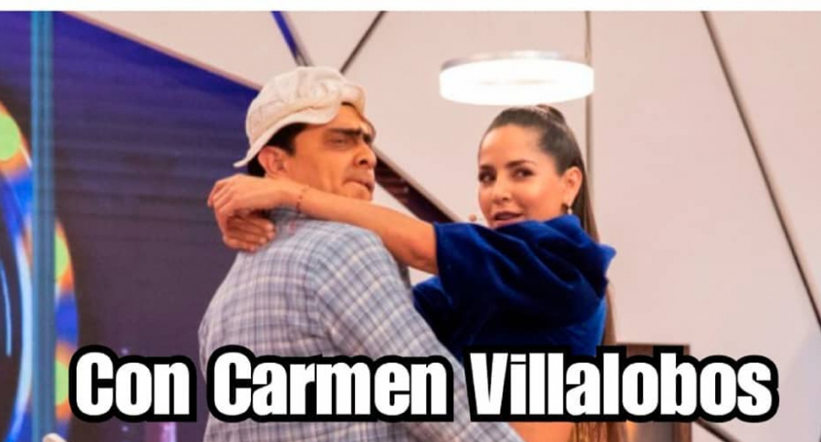 Suso el paspi y Carmen Villalobos