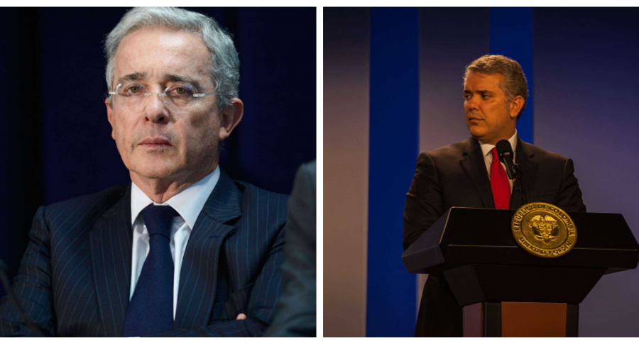 Pelea entre Uribe y Duque