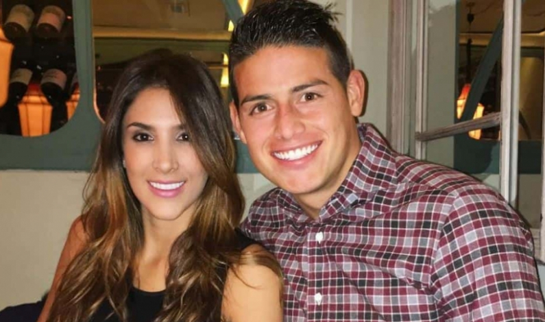 Daniela Ospina, y su expareja, James Rodríguez