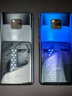 Celulares sobre una mesa