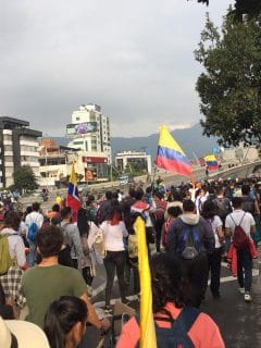 Marchas en Bogotá