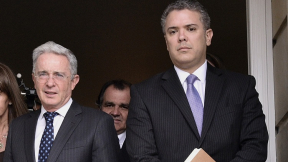 Álvaro Uribe e Iván Duque