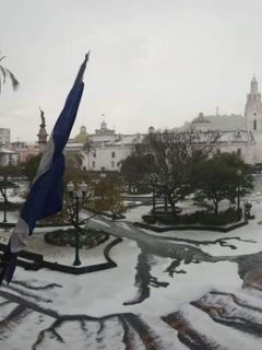 Ecuador granizada