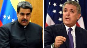 Nicolás Maduro e Iván Duque