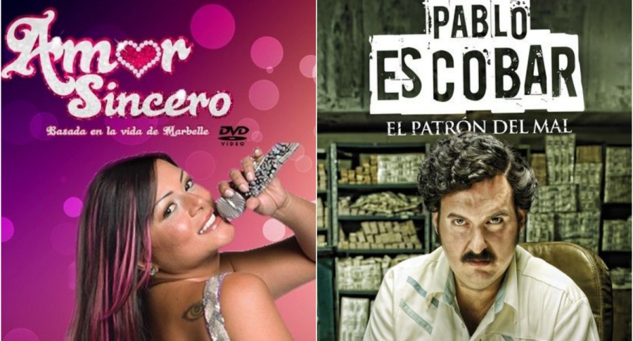 Marbelle / Andrés Parra en el papel de Pablo Escobar
